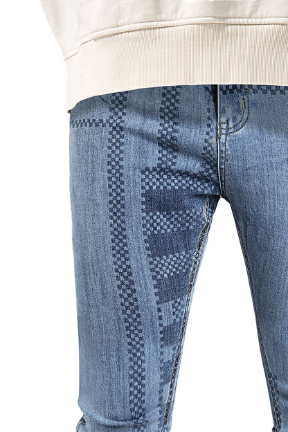 Men's Pinstripe Skinny Jean
