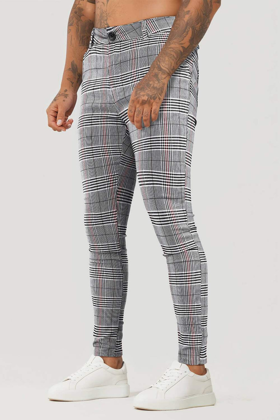 HolloShoe Plaid Trouser