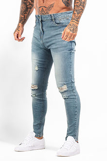 Men's Skinny Ripped Jeans For Sale – Page 2 – GINGTTO