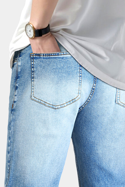 Men's Stretch Slim Fit Jean - Washed Blue