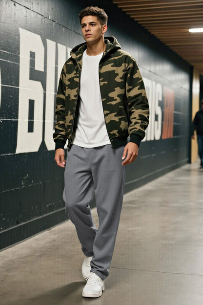 Mens Loose Casual Pant - Grey