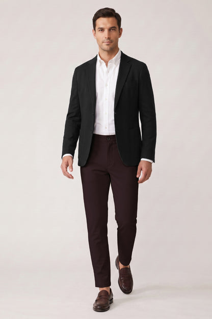 Men's Smart Modern Slim Tailored Pant