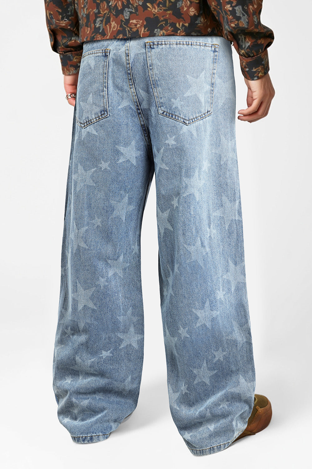 Men's Fashion Loose Jean - Star