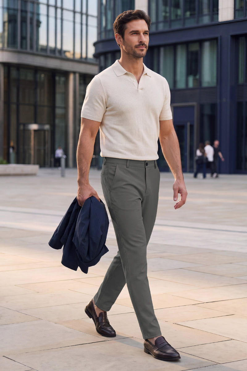 Moderne, maßgeschneiderte Slim-Fit-Arbeitshose für Herren