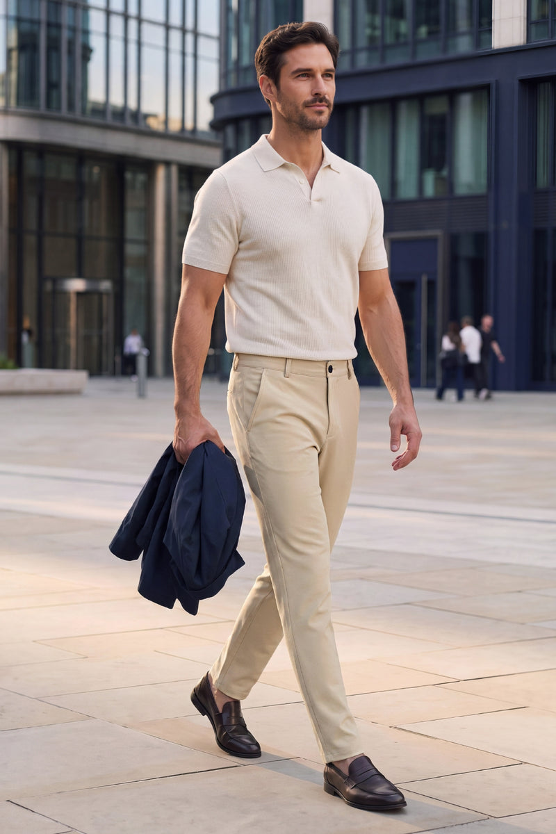 Moderne, maßgeschneiderte Slim-Fit-Arbeitshose für Herren
