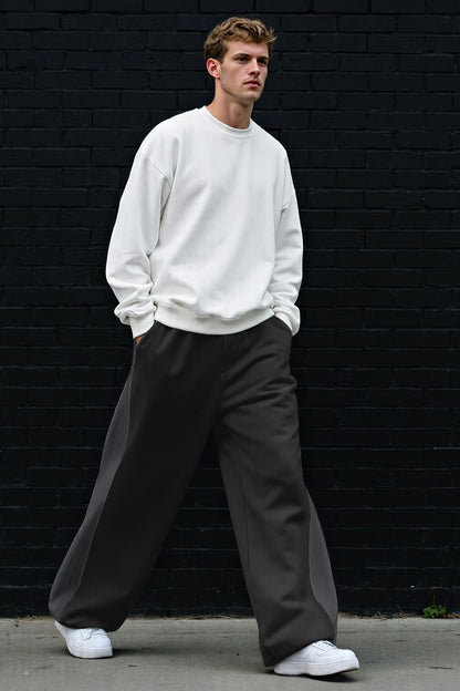 Mens Ultra-loose Casual Pant - Black