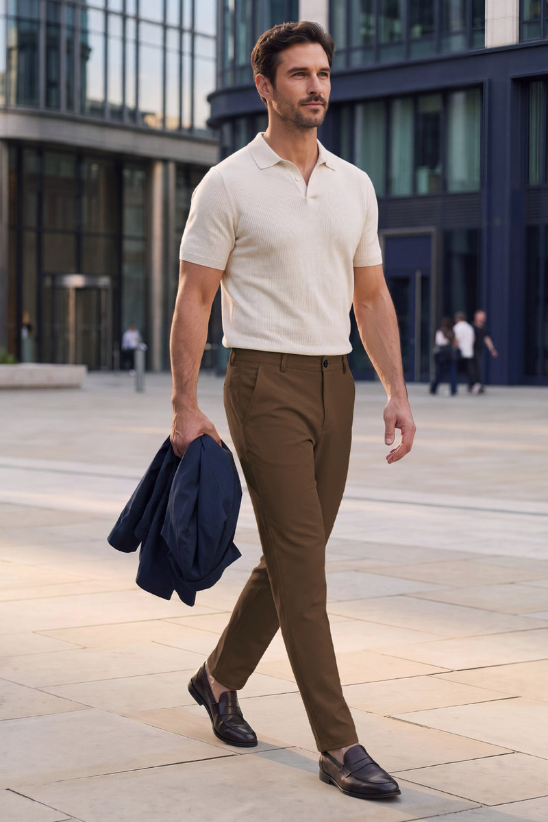 Moderne, maßgeschneiderte Slim-Fit-Arbeitshose für Herren
