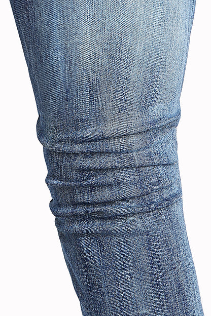 Jean skinny stretch pour homme - Bleu foncé