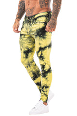 GINGTTO Men's Skinny Jeans Stretch Ripped Tapered Leg