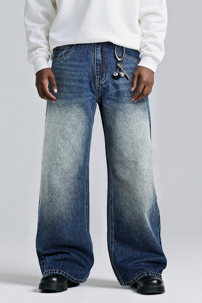 Men's Fashion Loose Jean - Dark Blue