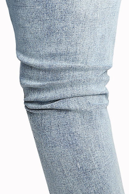 Skinny-Jeans für Herren in Blau - Zerrissen