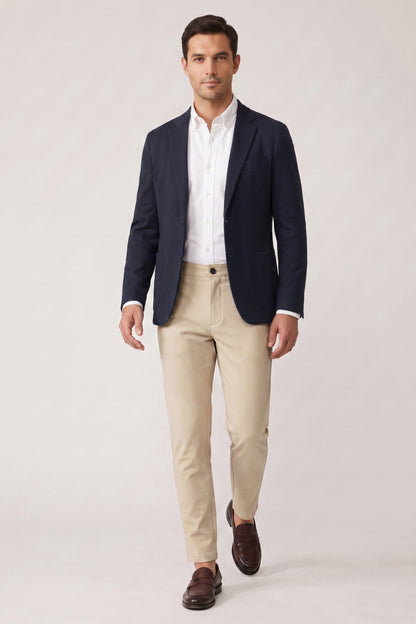 Men's Smart Modern Slim Tailored Pant