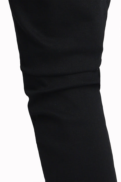 Beste zwarte skinny jeans voor heren, gescheurd