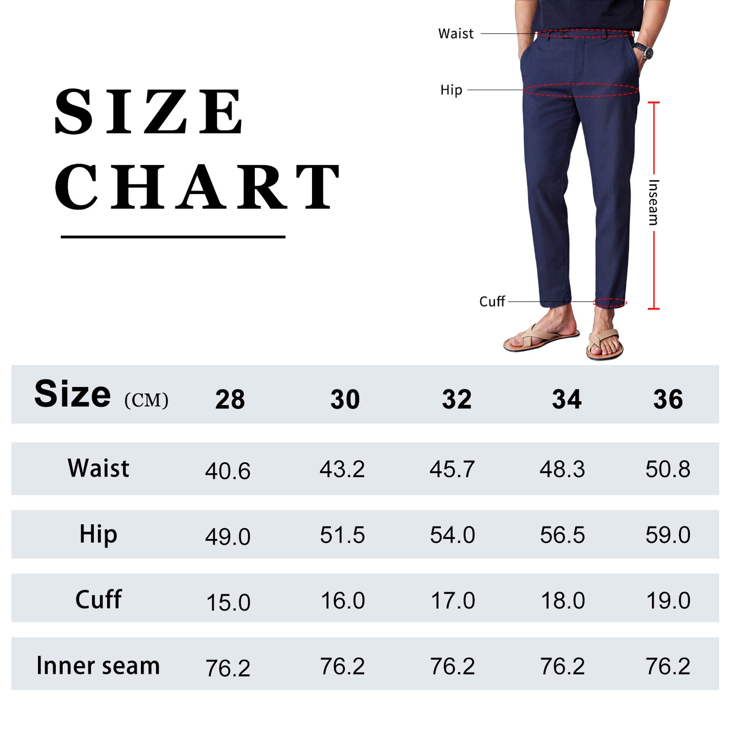 Mens Linen Modern Slim Travel Pant