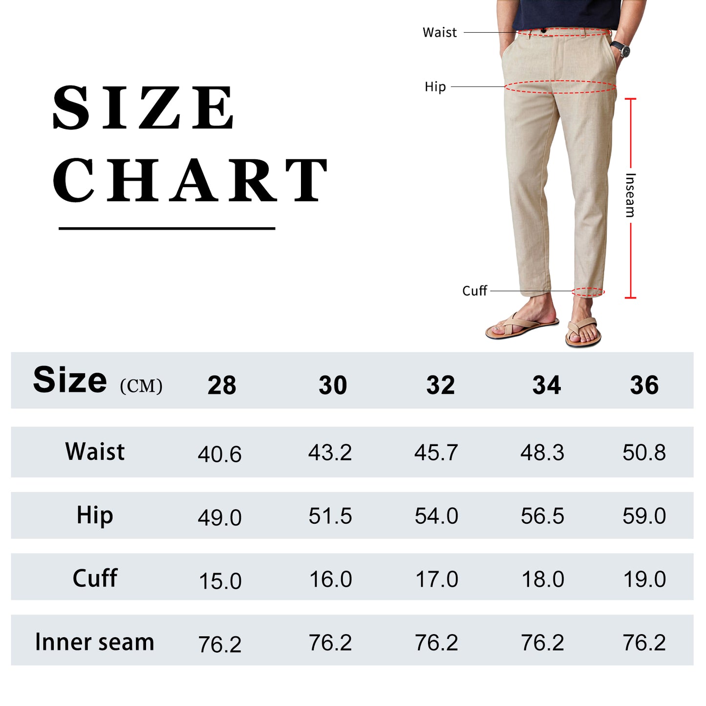 Mens Linen Modern Slim Travel Pant