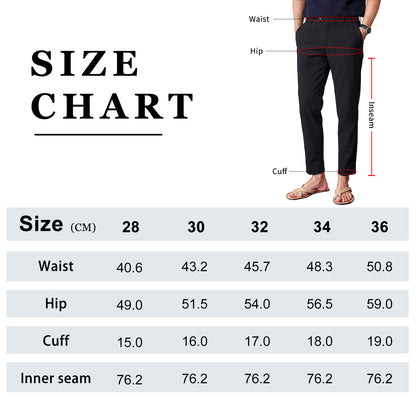 Mens Linen Modern Slim Travel Pant