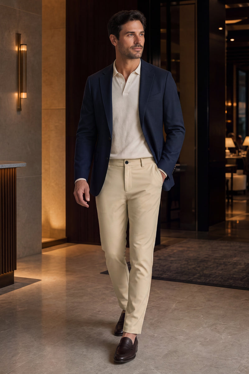 Moderne, maßgeschneiderte Slim-Fit-Arbeitshose für Herren