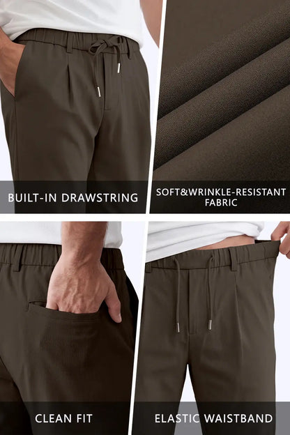 Men's Commuting 7*24 Business Pant - Dark Brown