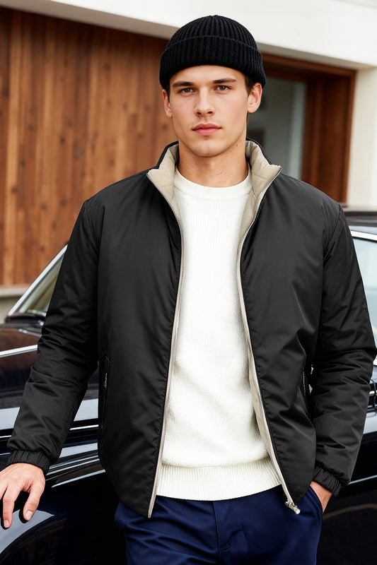 Men's Reversible Coat - Black