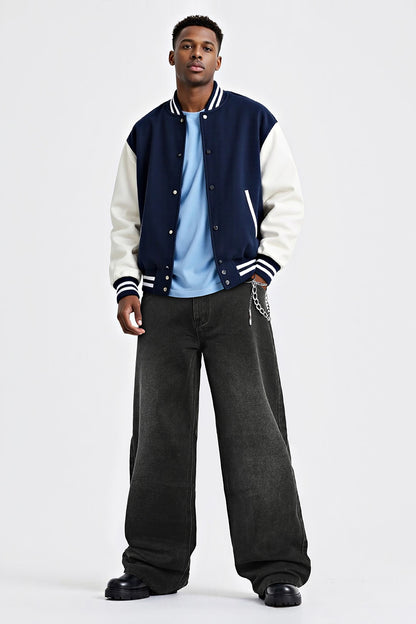 Men's Fashion Loose Jean - Black