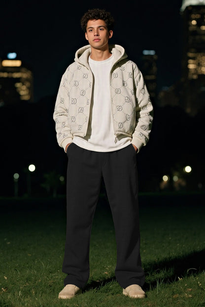 Mens Loose Casual Pant - Black