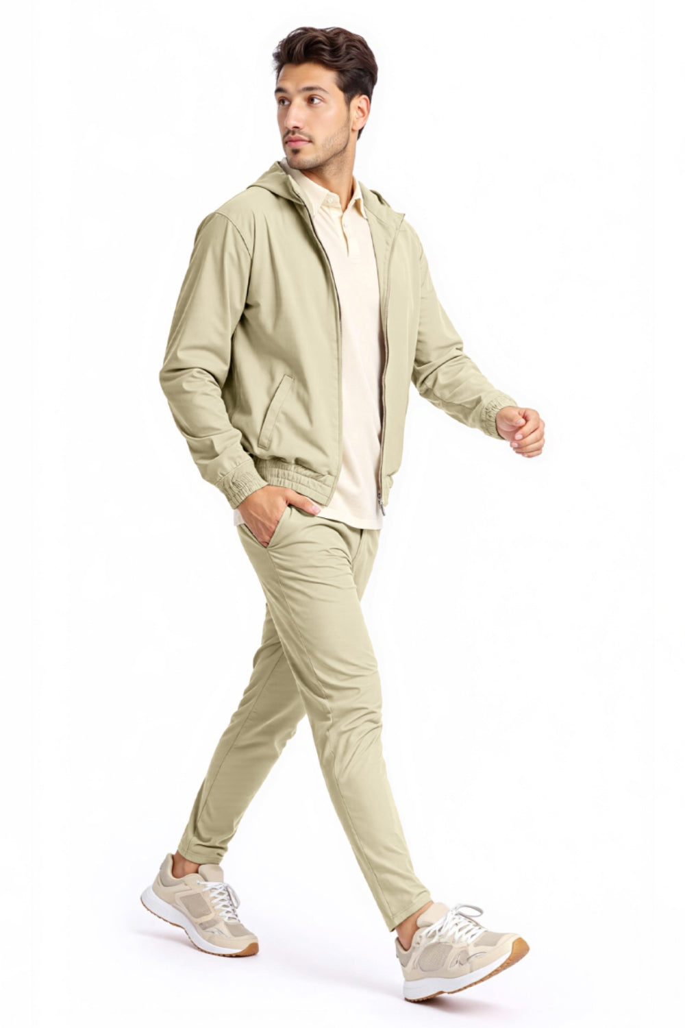 Completo casual da uomo - verde