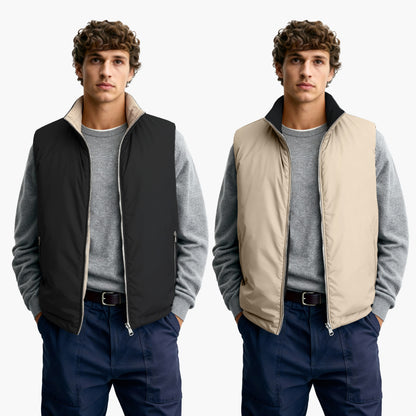 Men's Reversible Vest - Black