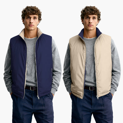Men's Reversible Vest - Dark Blue