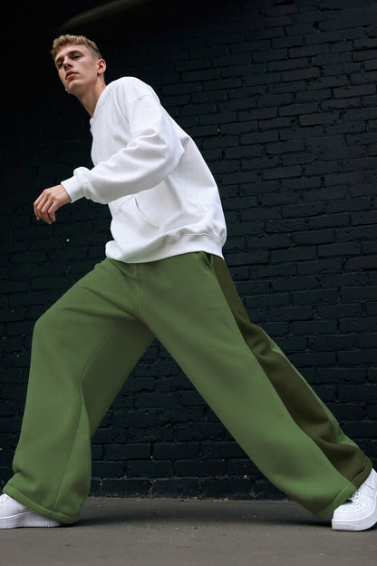 Mens Ultra-loose Casual Pant - Green