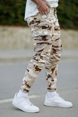 Match Wilde Cargohose mit Tarnmuster für Herren