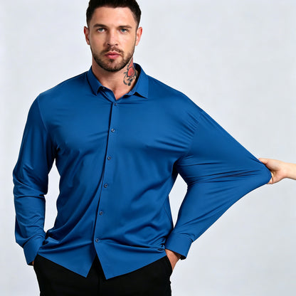 Men's Seamless Stretch Dress Shirt