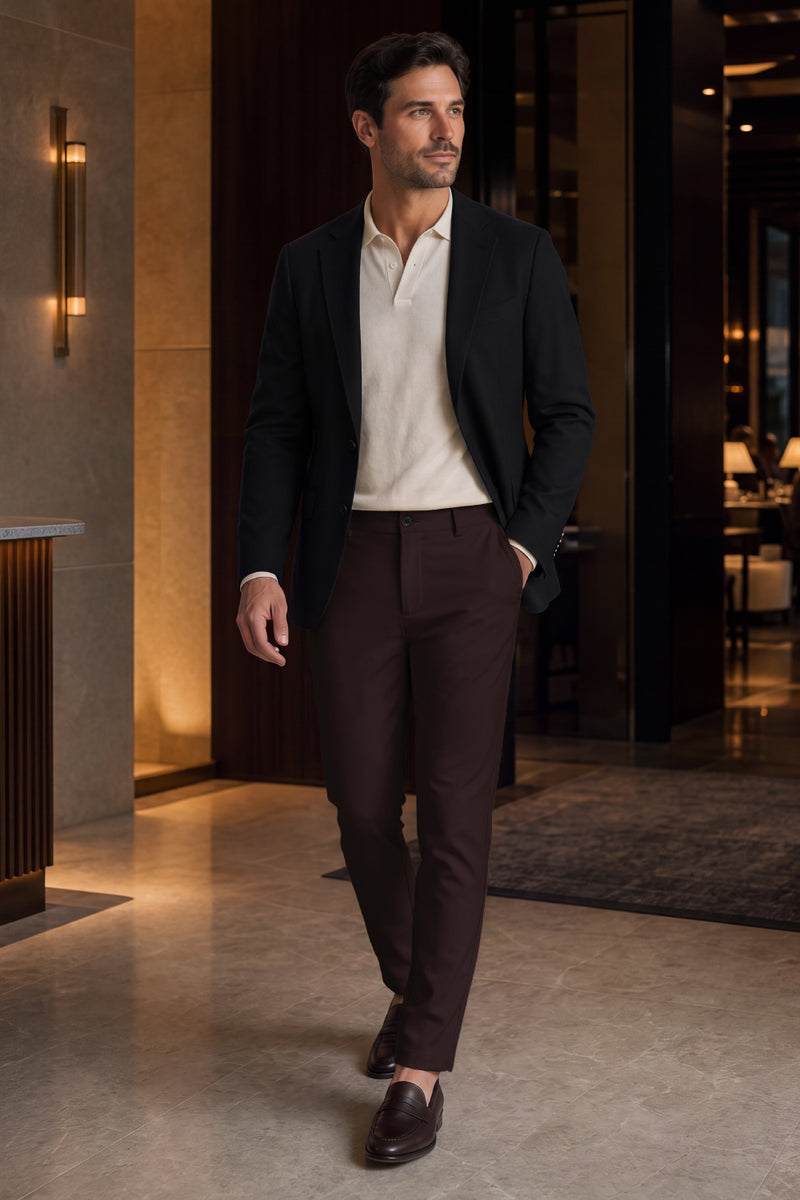 Moderne, maßgeschneiderte Slim-Fit-Arbeitshose für Herren