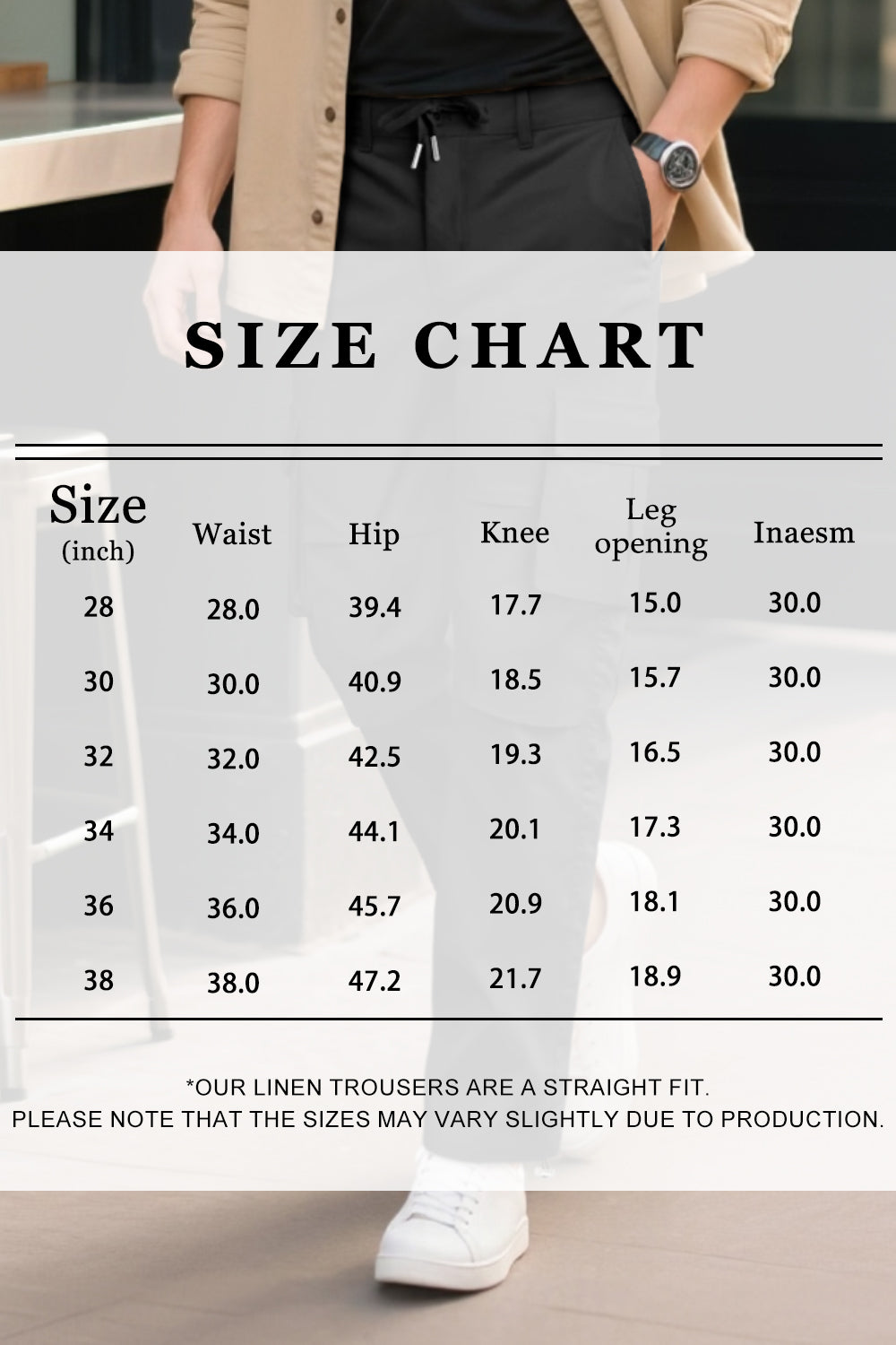 Men Straight Fit Cargo Pant - Black