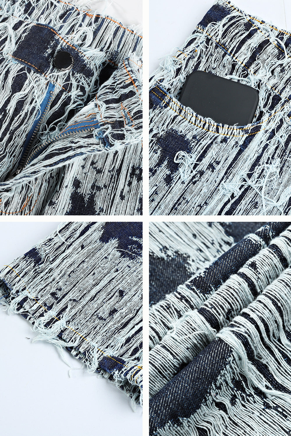 Men's Baggy Jean - Color Blocking