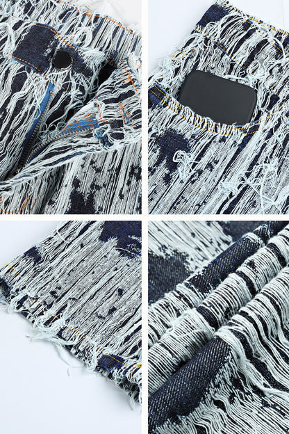 Men's Baggy Jean - Color Blocking