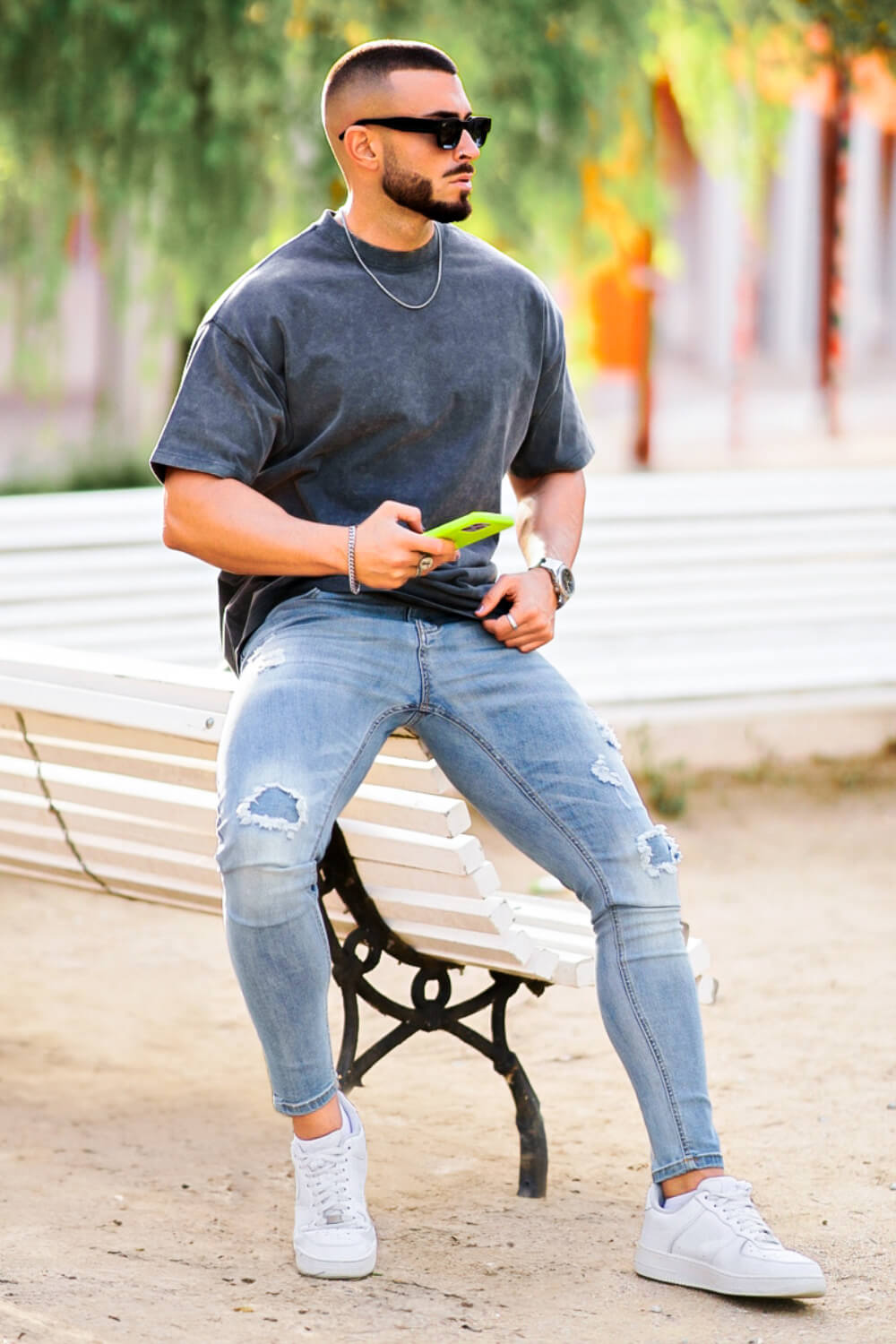 Topshop Joni Jeans Ripped Bum Jeans Topshop Topshop Joni Jeans