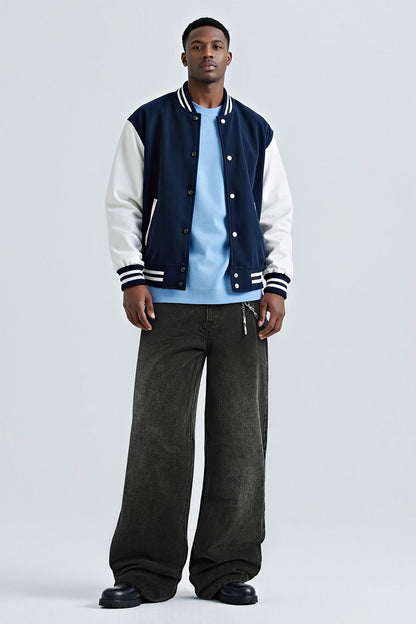 Men's Fashion Loose Jean - Black