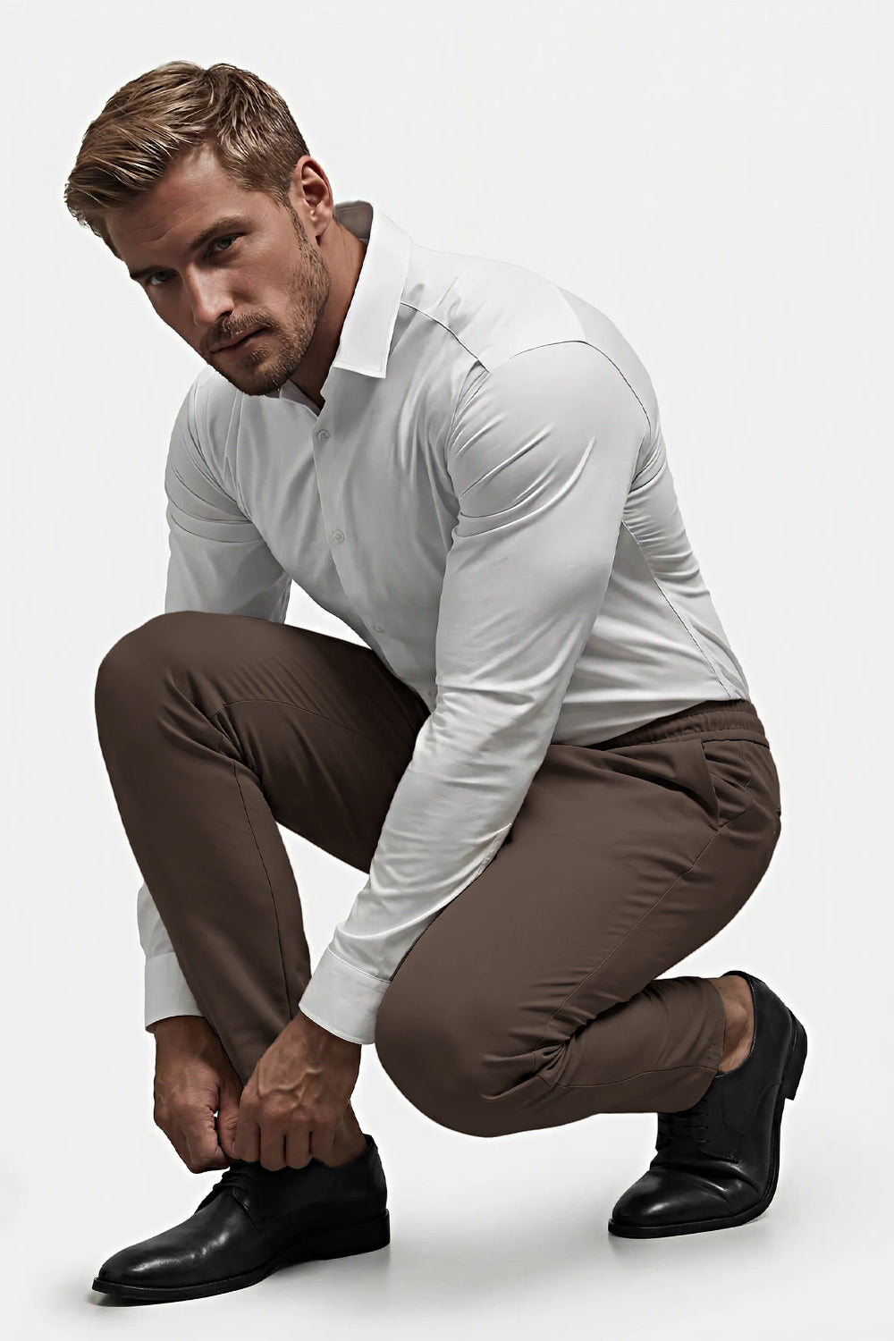 Men's Commuting 7*24 Pant - Dark Brown