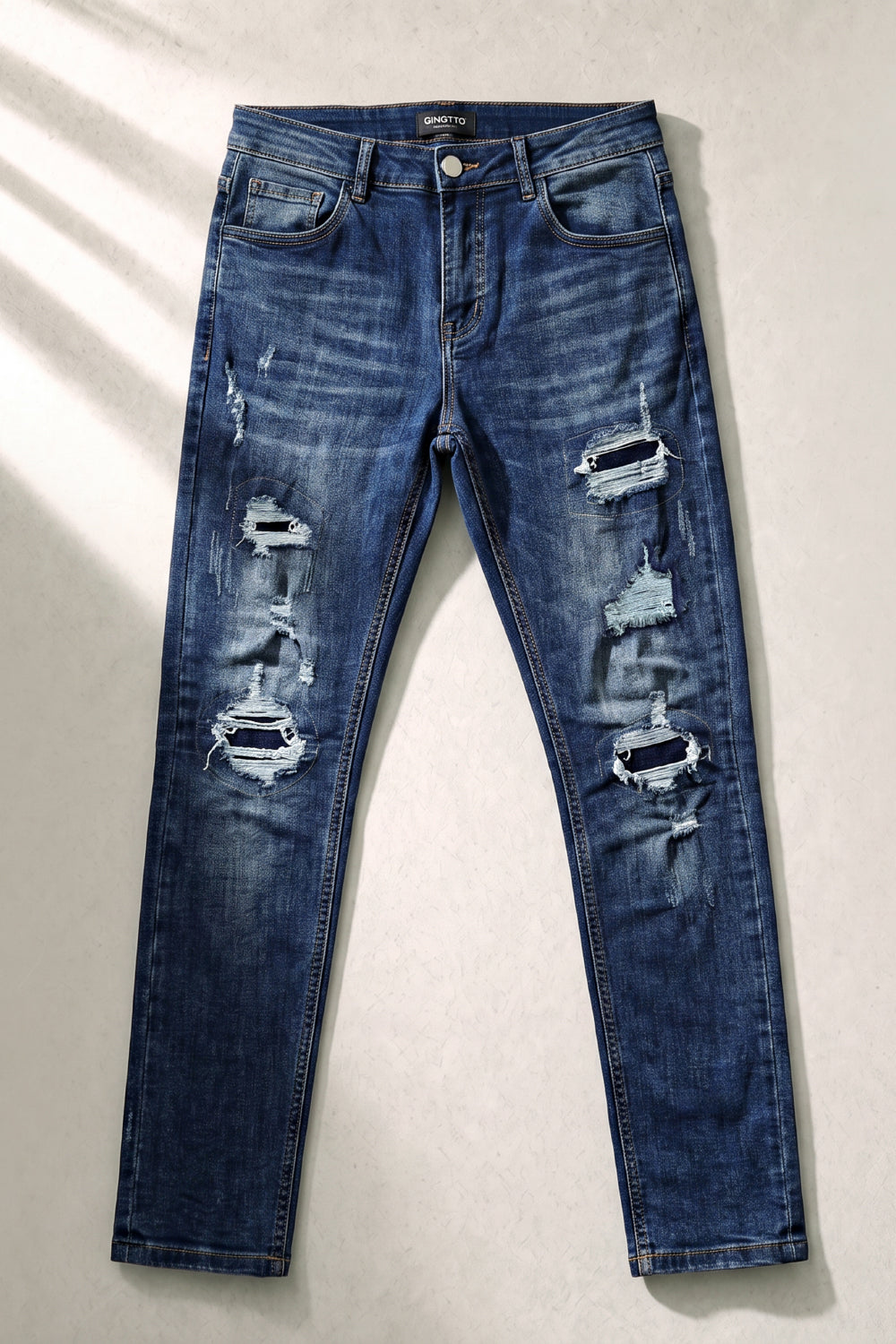 Men's Stretch Sculpt Skinny Jean - Dark Blue