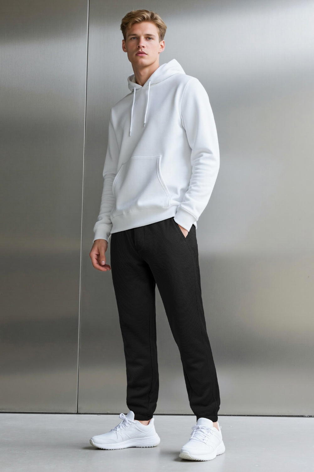 Men's Casual Jogger Pant - Black