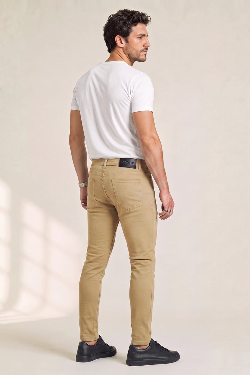 Men's Stretch Skinny Jean - Brown