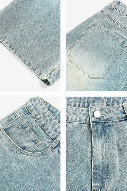 Men's Fashion Loose Jean - Vibrant Blue