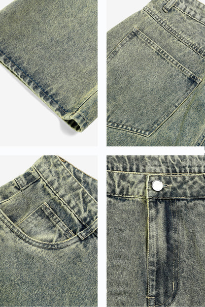 Men's Fashion Loose Jean - Retro Blue
