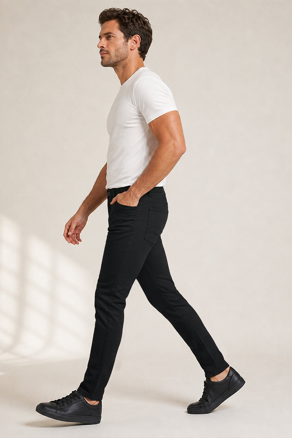 Men's Stretch Skinny Jean - Black