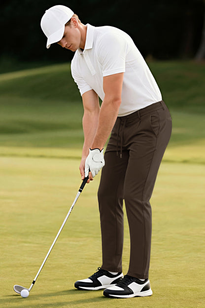 Men's Commuting 7*24 Business Pant - Dark Brown