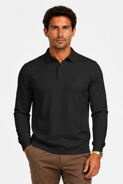 Camiseta de algodón mercerizado para hombre - Verde militar