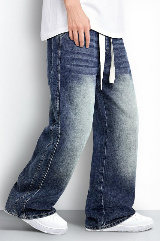 Men's Baggy Jean - Dark Blue