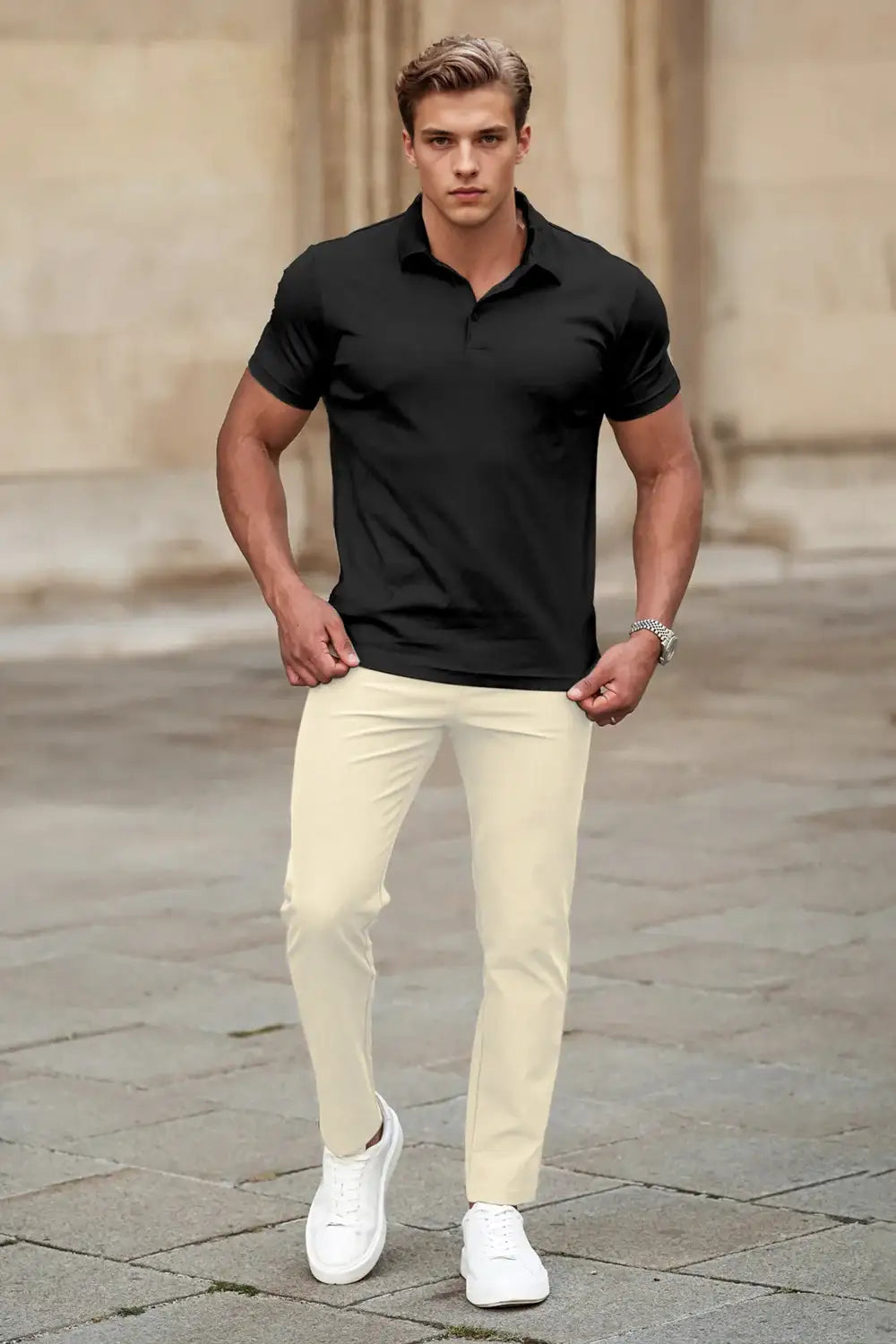 Mens Slim Fit Dress Pant