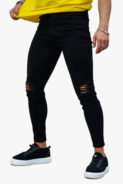 Men's Ripped Knee Skinny Jean