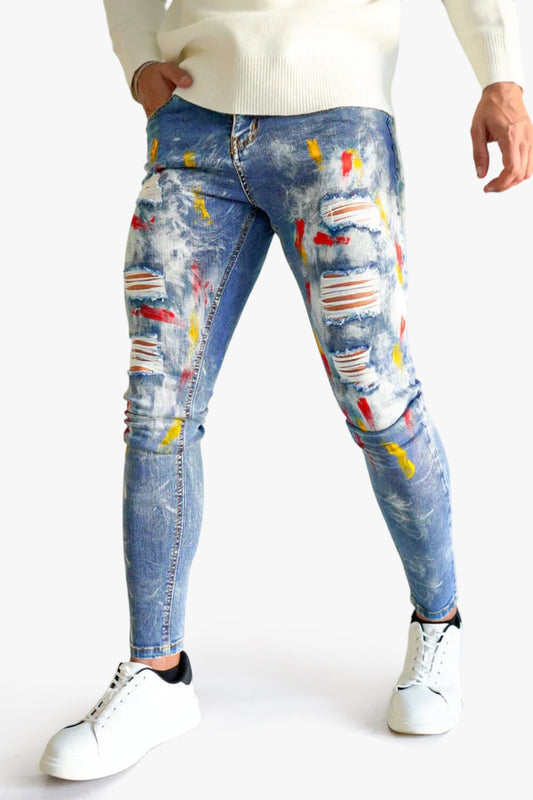 Jean Graffiti pour hommes - Déchiré